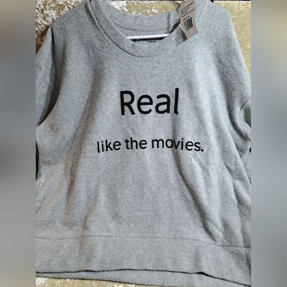 Dolls Kill Real Like The Movies Sweatshirt - Picture 5 of 10